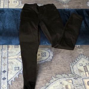 Madewell black skinny jeans
